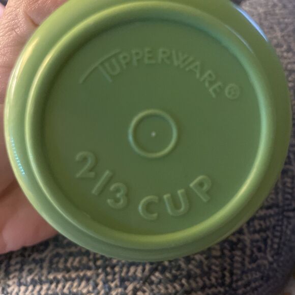 Set of 6 Vintage Tupperware Stacking Measuring Cups Yellow Green Orange - Picture 8 of 11